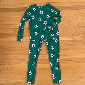 GAP Green Soccer Print Kids Pajama Set